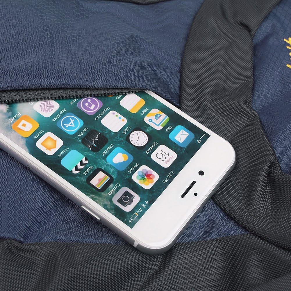 50 Liter Backpack, Great for Outdoor Sport, Hiking, Trekking, Camping Travel, Mountain Climbing. Waterproof Mountaineering Bag, Travel Climbing Daypacks, Knapsack, Rucksack - Aquamarine image number 3