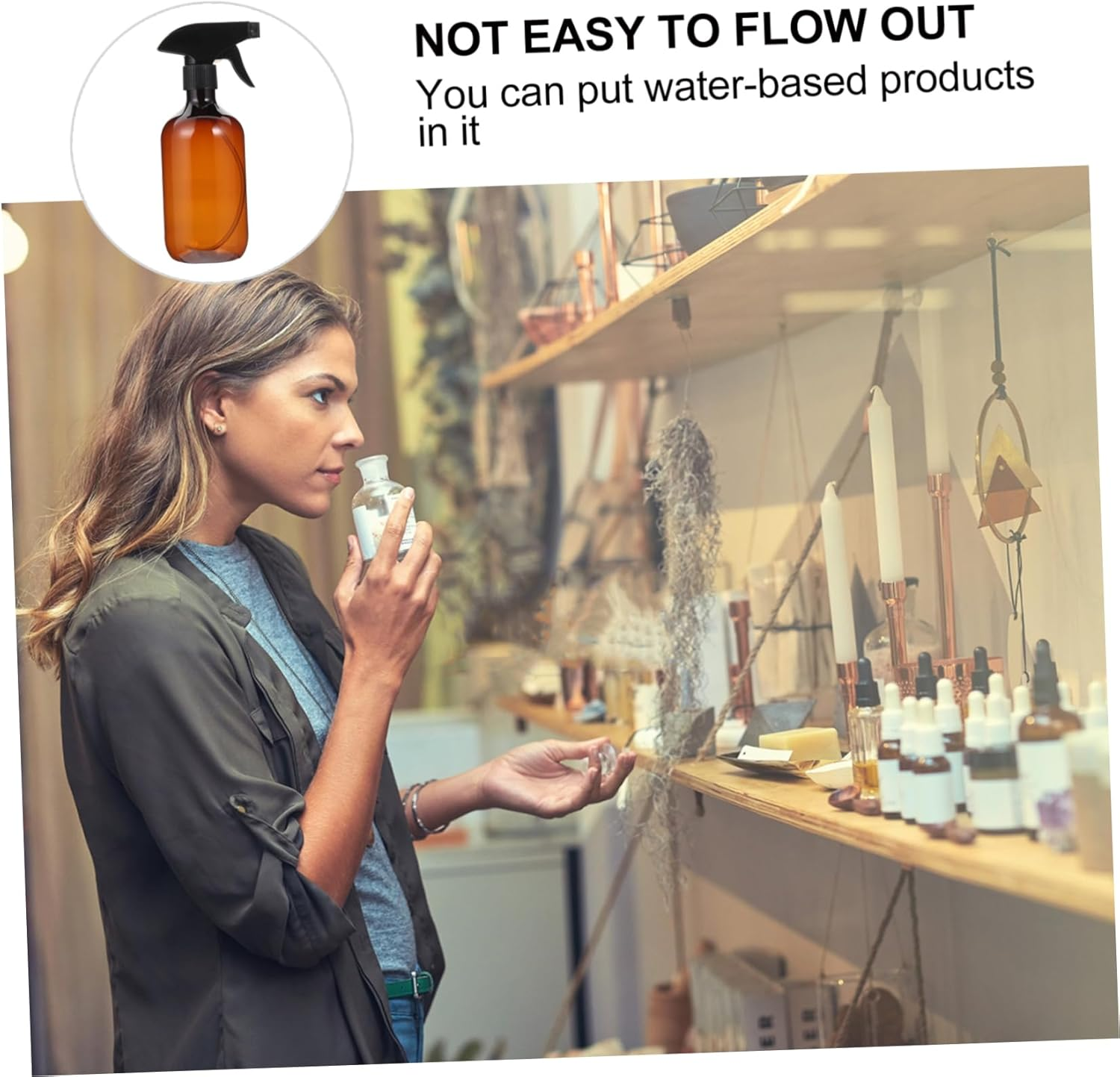 Beatifufu 4Pcs 500Ml Spray Bottle Glass Containers for Liquids Spray Bottles Plant Stand Makeup Bottle Small Glass Bottles Cleaning Bottle for Hair Liquid Holder Hair image number 4