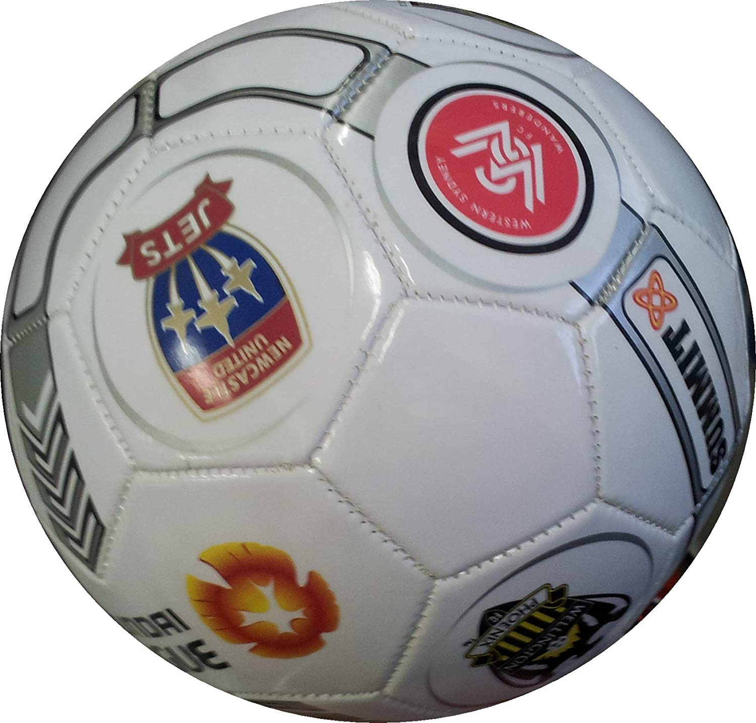 Hyundai A-League All Teams Supporters Soccer Ball, 5 image number 1