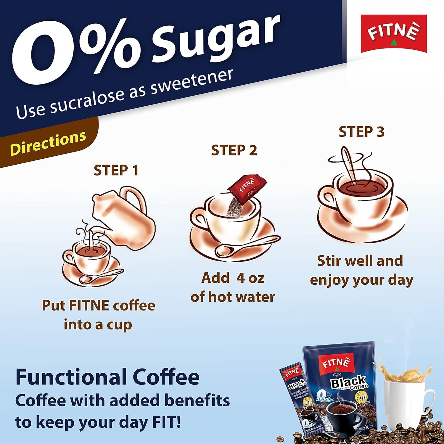 Fitne Black Coffee 50 G image number 5