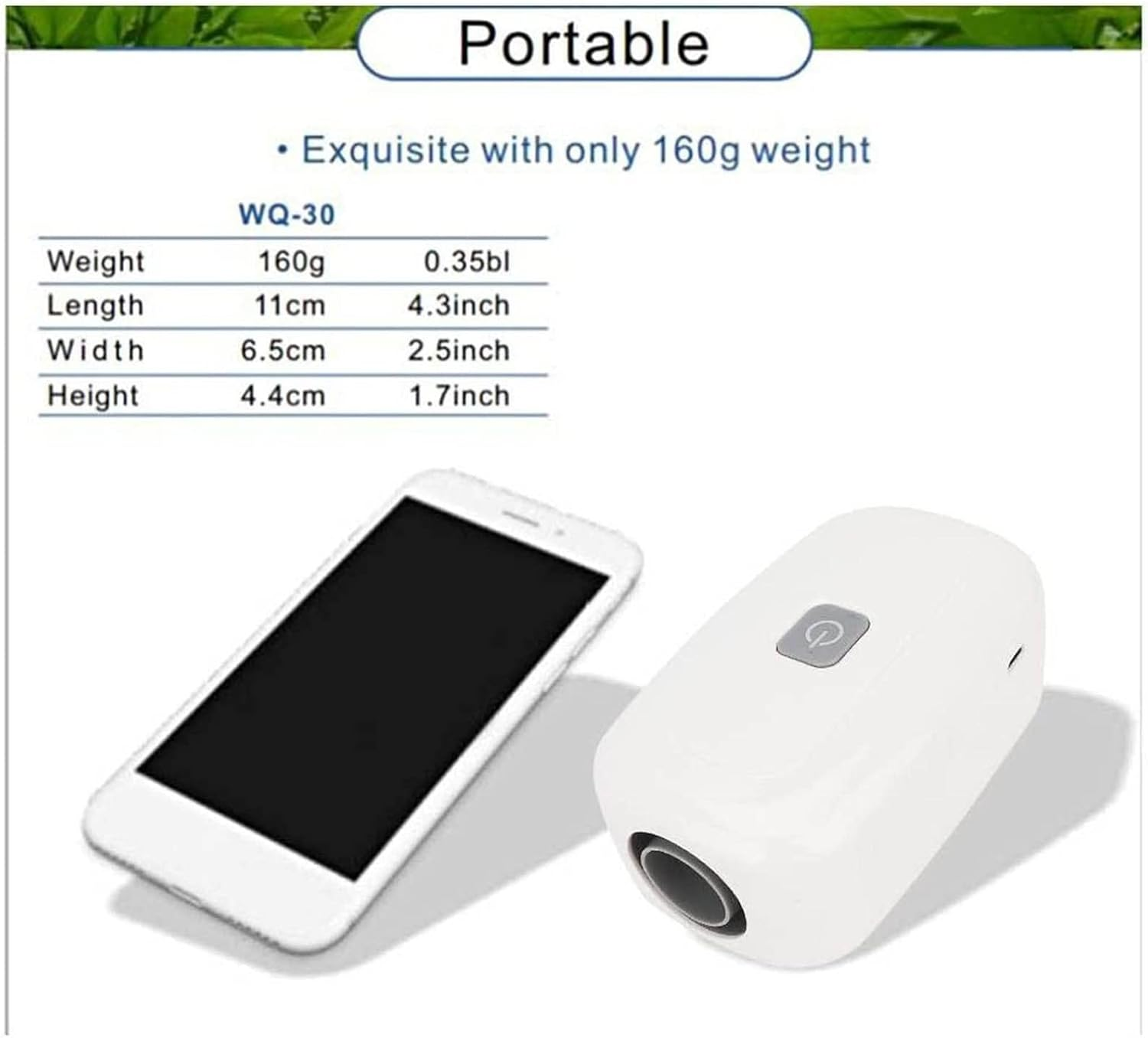 Cpap Cleaner and Sanitizer, Portable CPAP Sanitizer, Air Tubes Clean for Cpap Machine, Tube, with Sanitizing Bag and Adapters/Usb image number 3