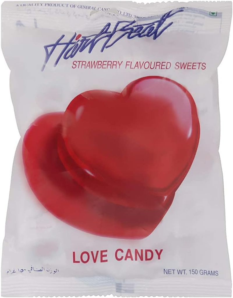 Heart Beat Jumbo Love Candy Strawberry Flavour 6G - 50 Piece Pack image number 5