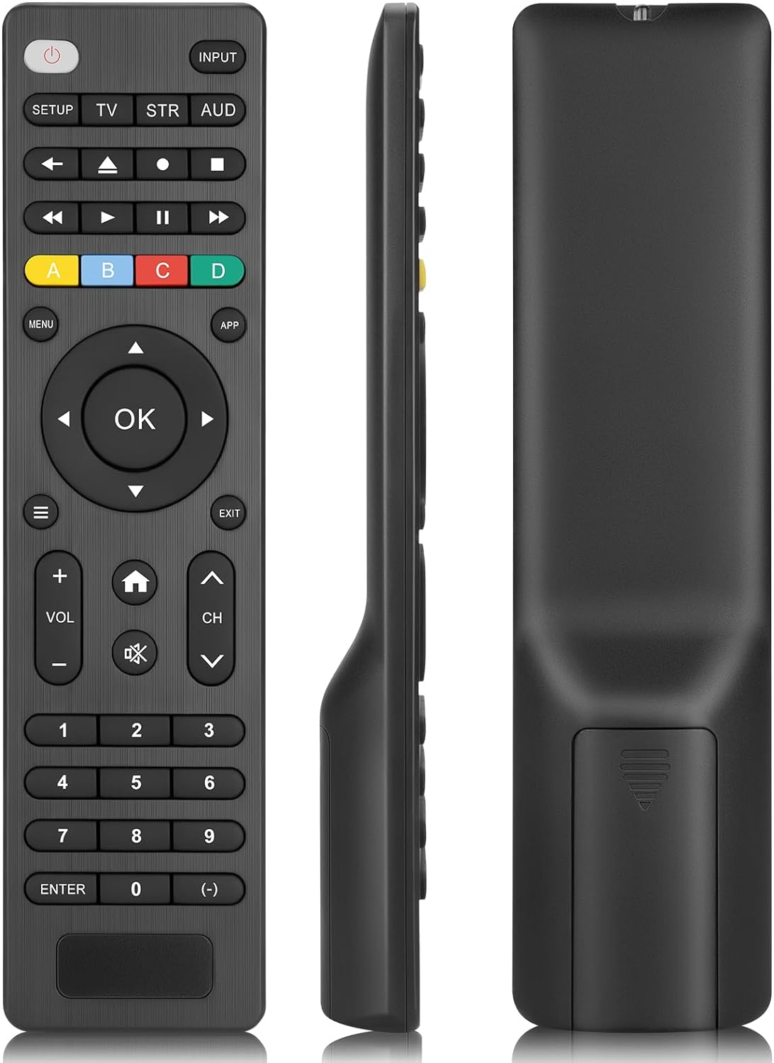Universal TV Remote Control Replacement for Samsung-Lg-Sony,Philips,Hisense,Tcl,Insiginia,Toshiba,Emerson,Vizio,Roku Smart Tvs, Remote Simple Setup 3 Device(Tvs/Streaming Players/Audio)