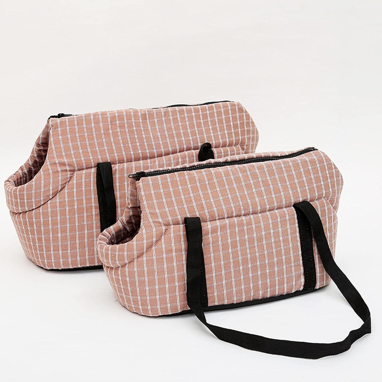 B Baosity Pet Carrier Tote Kitten Carriers Soft Pouch Breathable Dog Travel Bag with Leash Hook Carrying Handbag Cat Carrier Shoulder Bag, Coffee, L image number 3