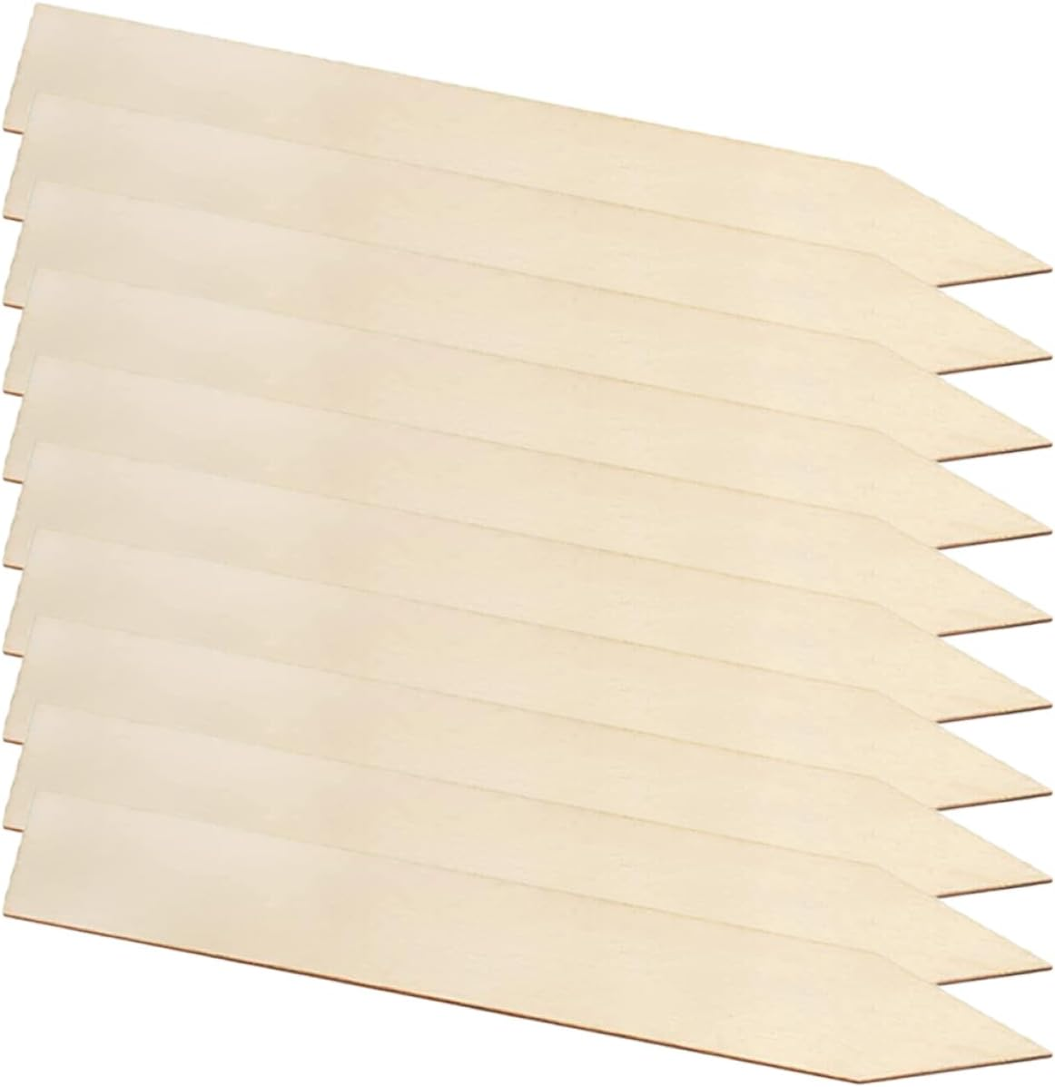 30Pcs Wooden Plant Labels Garden Markers for Vegetable and Flower Beds 2X15Cm Linden Wood Reusable Name Tags for Bonsai and Gardening Supplies image number 4