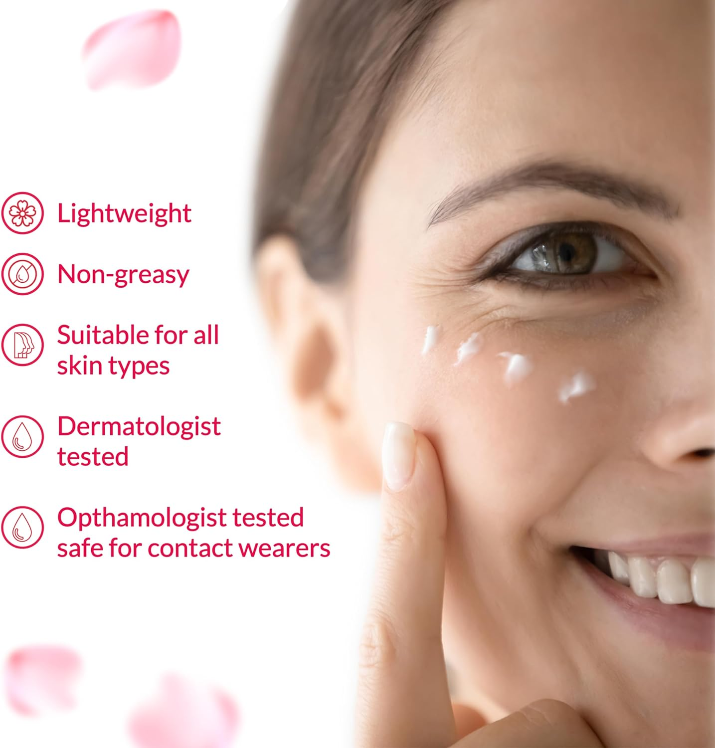 Hada Labo Tokyo Age Correcting Eye Cream, Ivory, Fragrance Free, 0.5 Ounce, 1802 image number 2