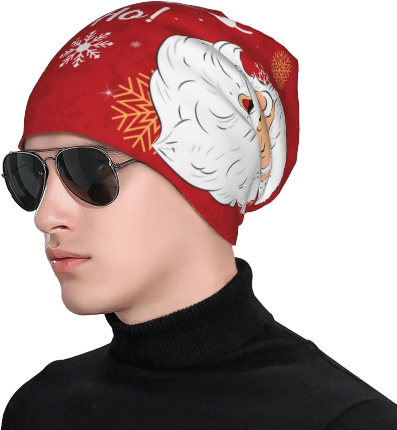 Baggy Slouchy Beanie Chemo Hat Cancer Headwear Knitted Hats Scarf Nightcap for Women Men image number 6