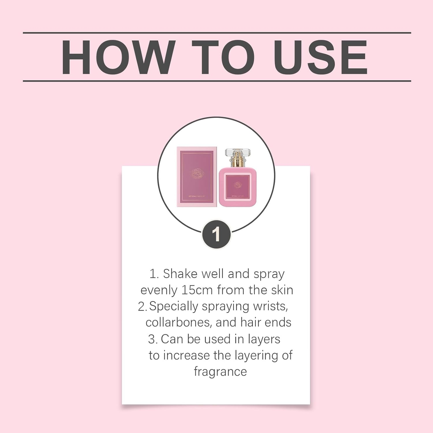 Delicate Perfume for Women, Romantic Fragrance with Vanilla & Fruity Scent, Long-Lasting Perfume Spray for Everyday Use, Refreshing & Charming with Strawberry Scent for Women (2Pcs) - 2Pcs image number 5