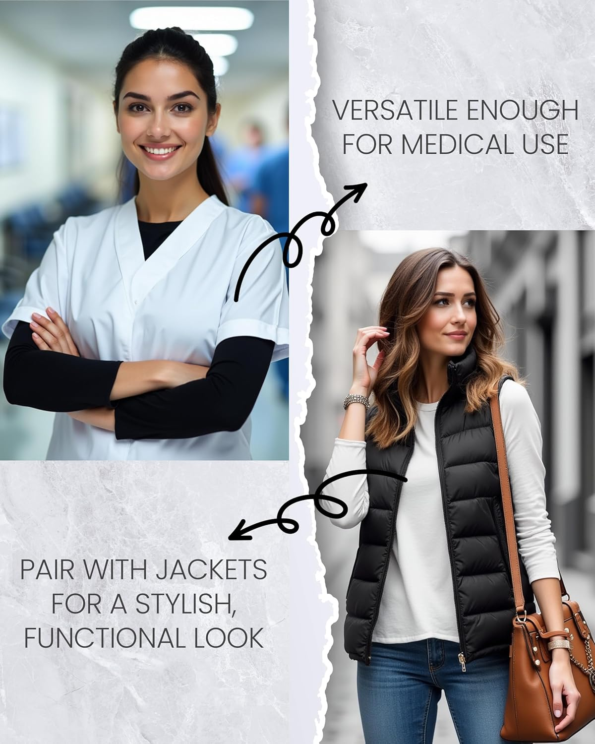 NY Threads 3 Pack Womens under Scrub Long Sleeve T-Shirt Slim Fit Underscrub Comfort Tee image number 1