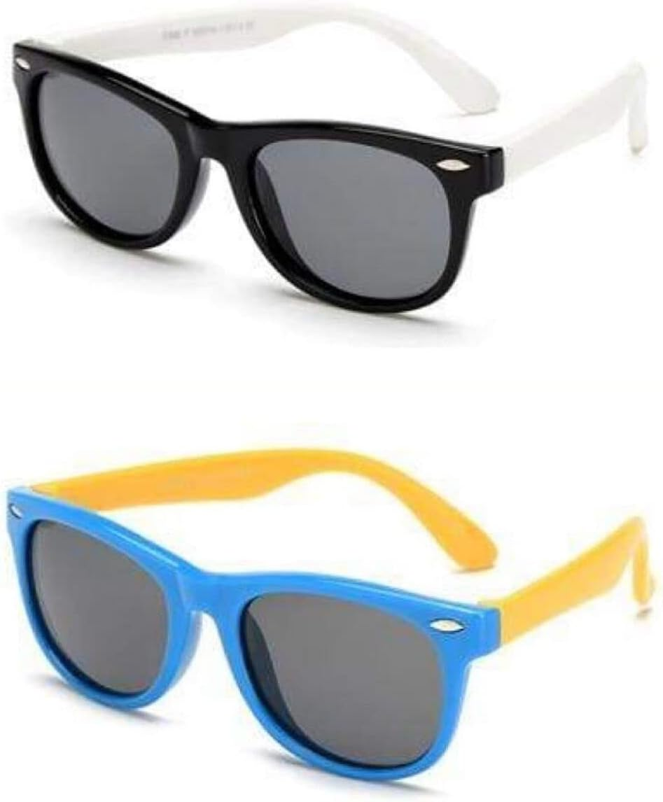 Boolavard TPEE Rubber Flexible Kids Polarized Sunglasses Age 3-10
