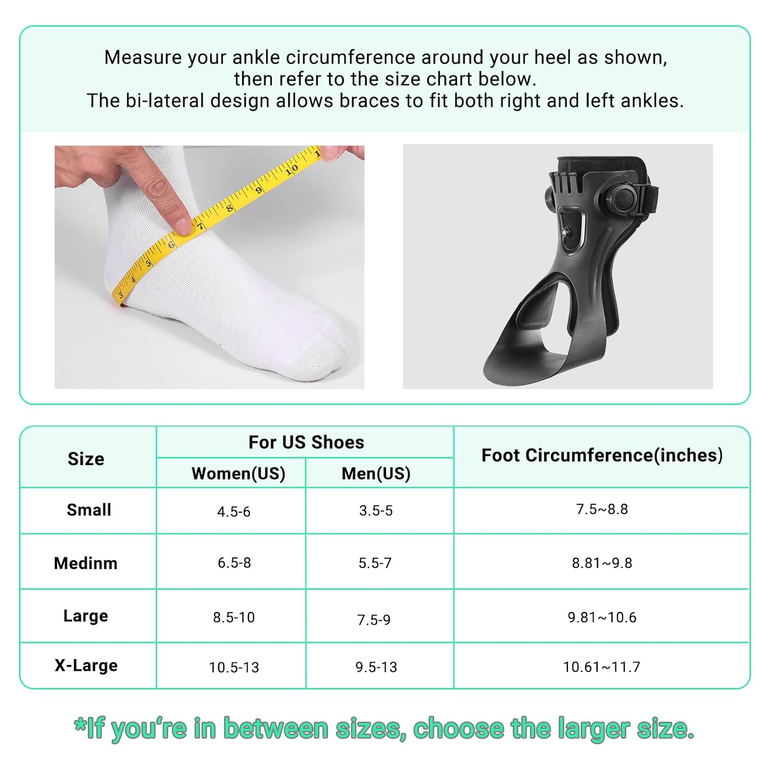 Ankle Foot Orthosis Brace for Foot Drop,Afo Ankle Brace Foot up Stabilizer for Hemiplegia, Ankle Support Shoes Walking for Stroke Rehab Training at Home (S, RIGHT)