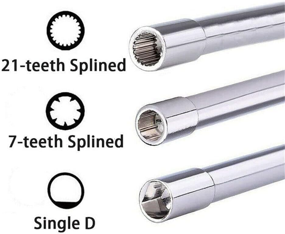 6 Pack Carburetor Adjuster Carburetor Tune-Up Adjustment Tool Included 21-Teeth Splined, 7-Teeth Splined, Pac Man, Single D, Double D, Hexagon Socket Replacement for Most 2 Cycle Engine