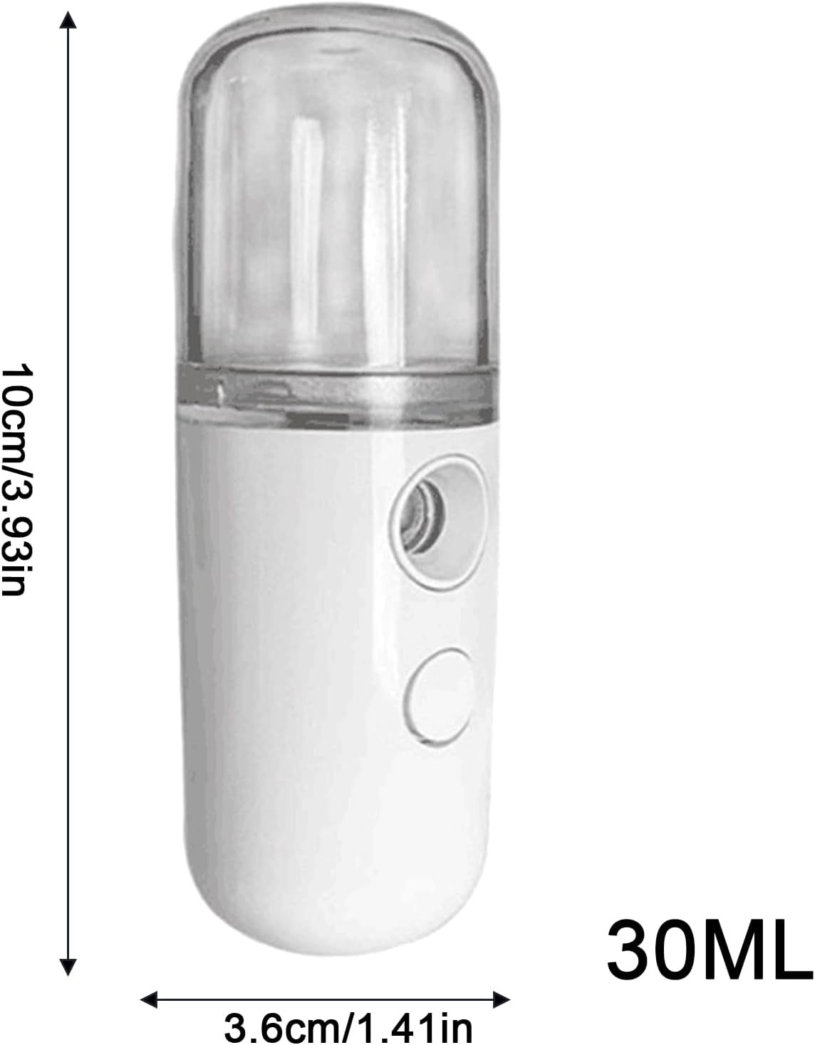 Mini Facial Steamer -Nano Sprisher A, Portable Beauty Facial Mister | Compact Atomization Wireless Steam Device, Rechargeable Moisturizing Tool for Refreshment of Rouu image number 4