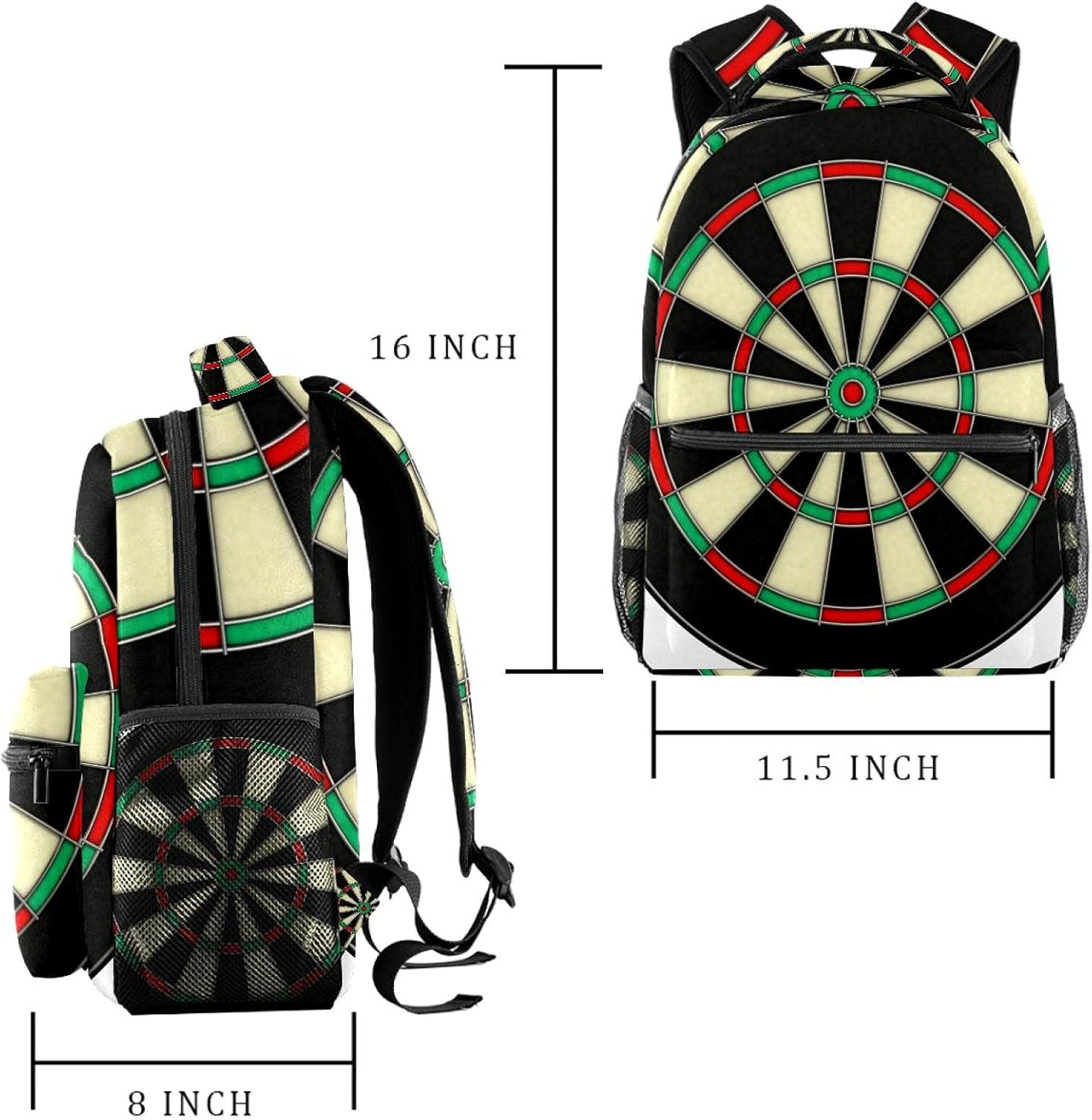 Sport Darts Target Backpack Students Shoulder Bags Travel Bag College School Tote Backpacks image number 2