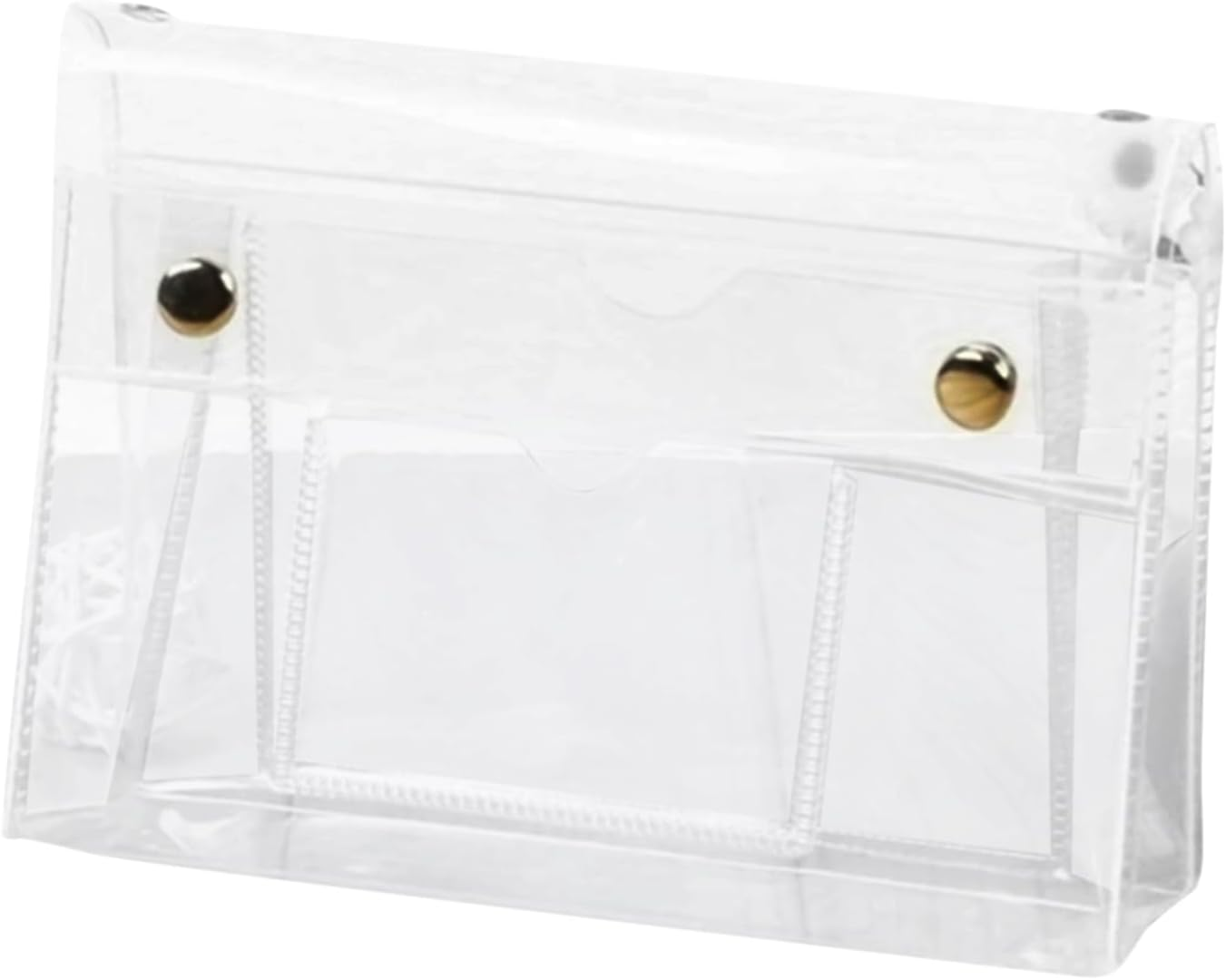 Makeup Bag - 6-Layer Pencil Bag - Portable Clear Pouch for Storage Cosmetic Toiletry Stationery School Travel Students Adults Teens