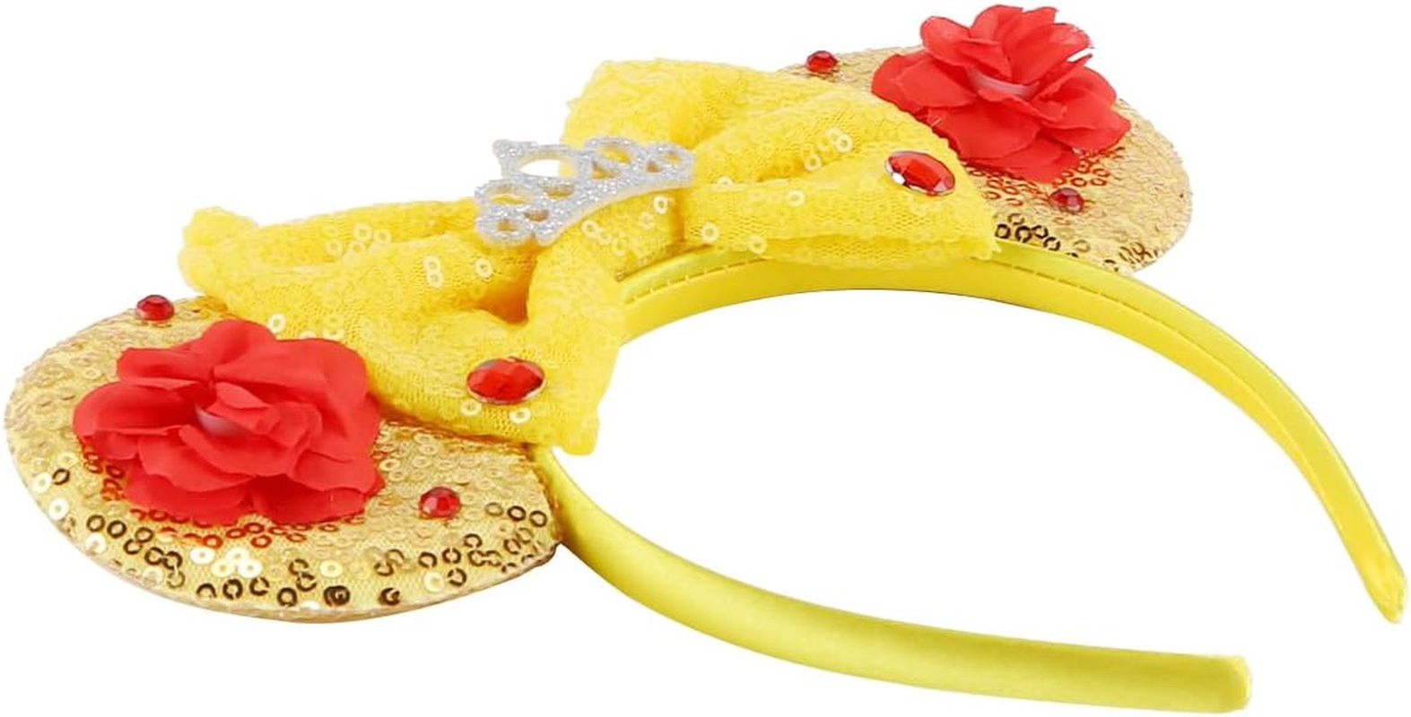 Enwye Mickey Ears Headband Fits Different Head Shapes and Hairstyles Suitable for Disneyland, Festivals, Birthday Parties and Other Occasions image number 5