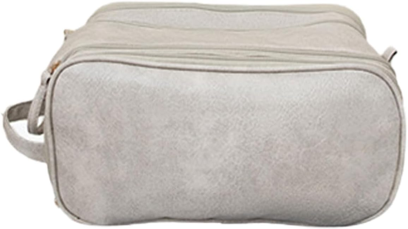 AIMALL Multi-Functional Large Capacity Cosmetic Bag &ndash; Portable Travel Makeup Brush and Toiletry Storage Organizer for Women