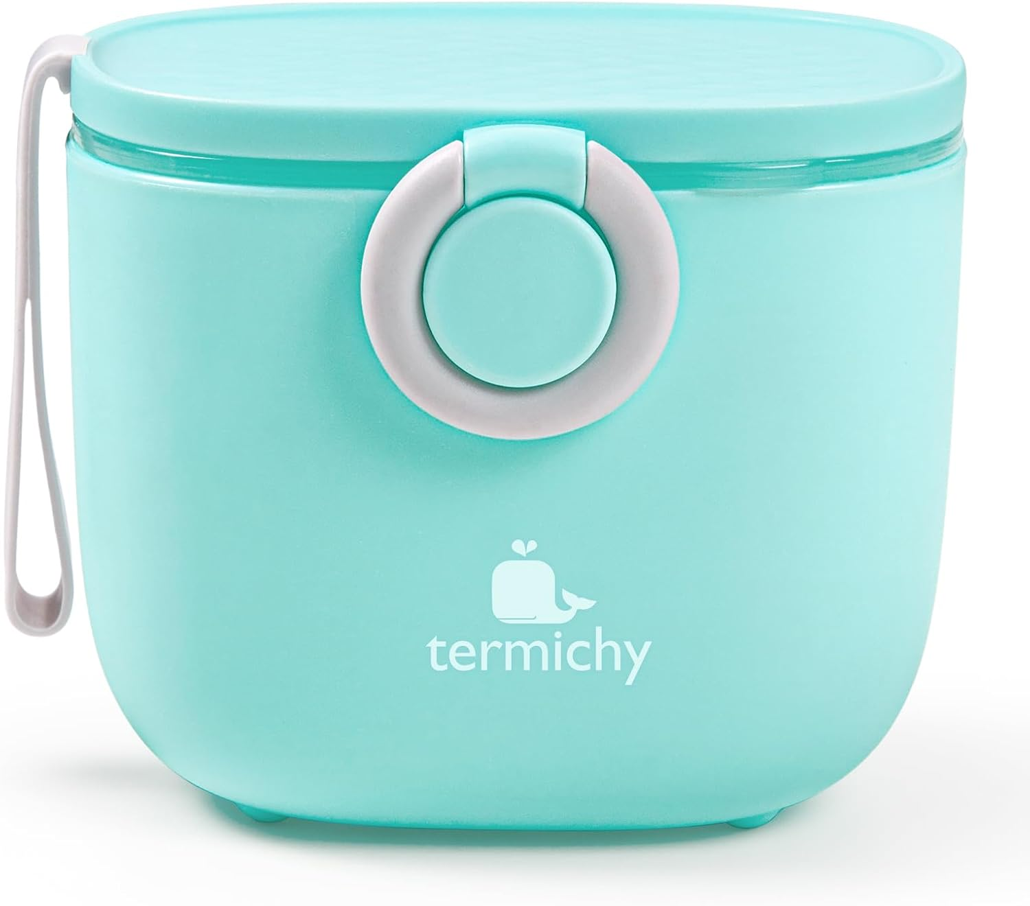 Termichy Baby Formula Dispenser, Portable Milk Powder Dispenser Container with Carry Handle and Scoop for Travel Outdoor Activities with Baby Infant, 8.8OZ, 0.55LB, 250G (Blue)