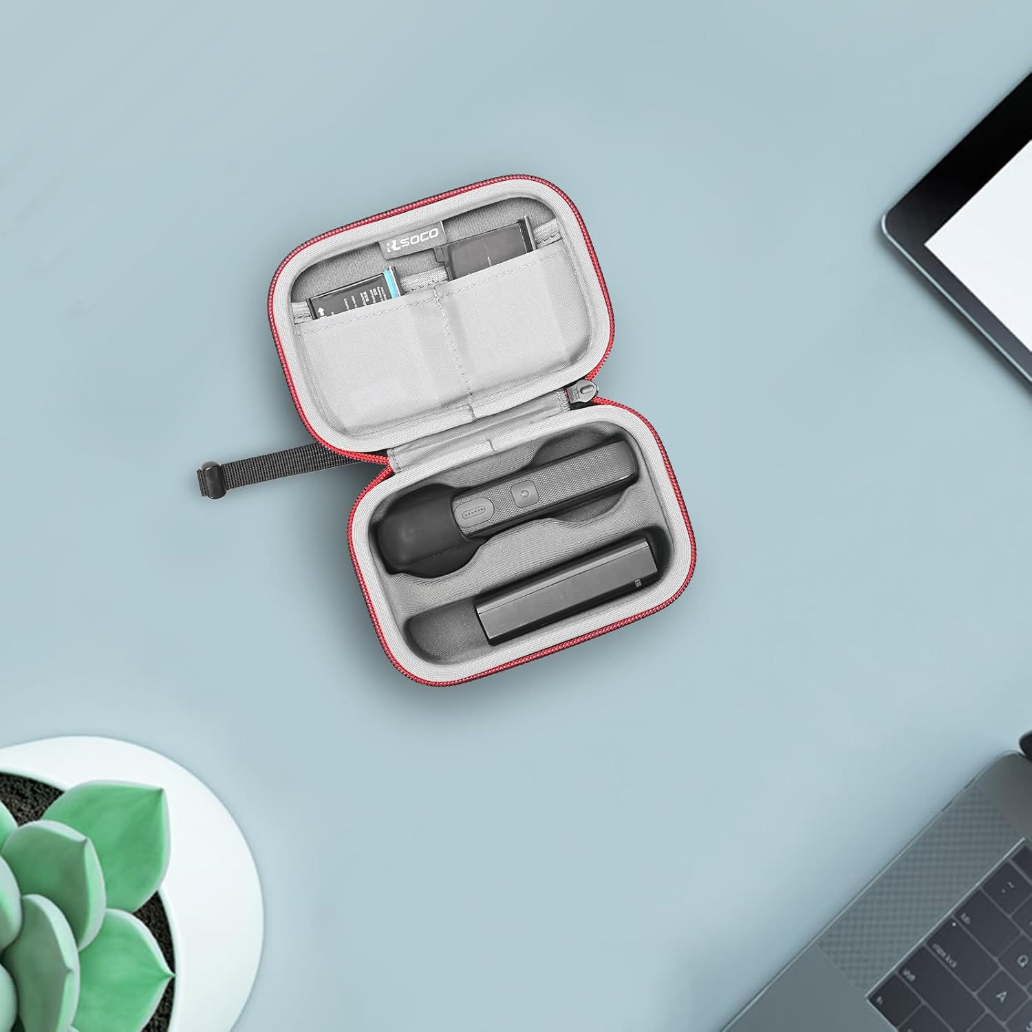 RLSOCO Case for Insta360 X3/ONE X2 360 Degree Waterproof Action Camera and Accessories (Case Only) image number 1