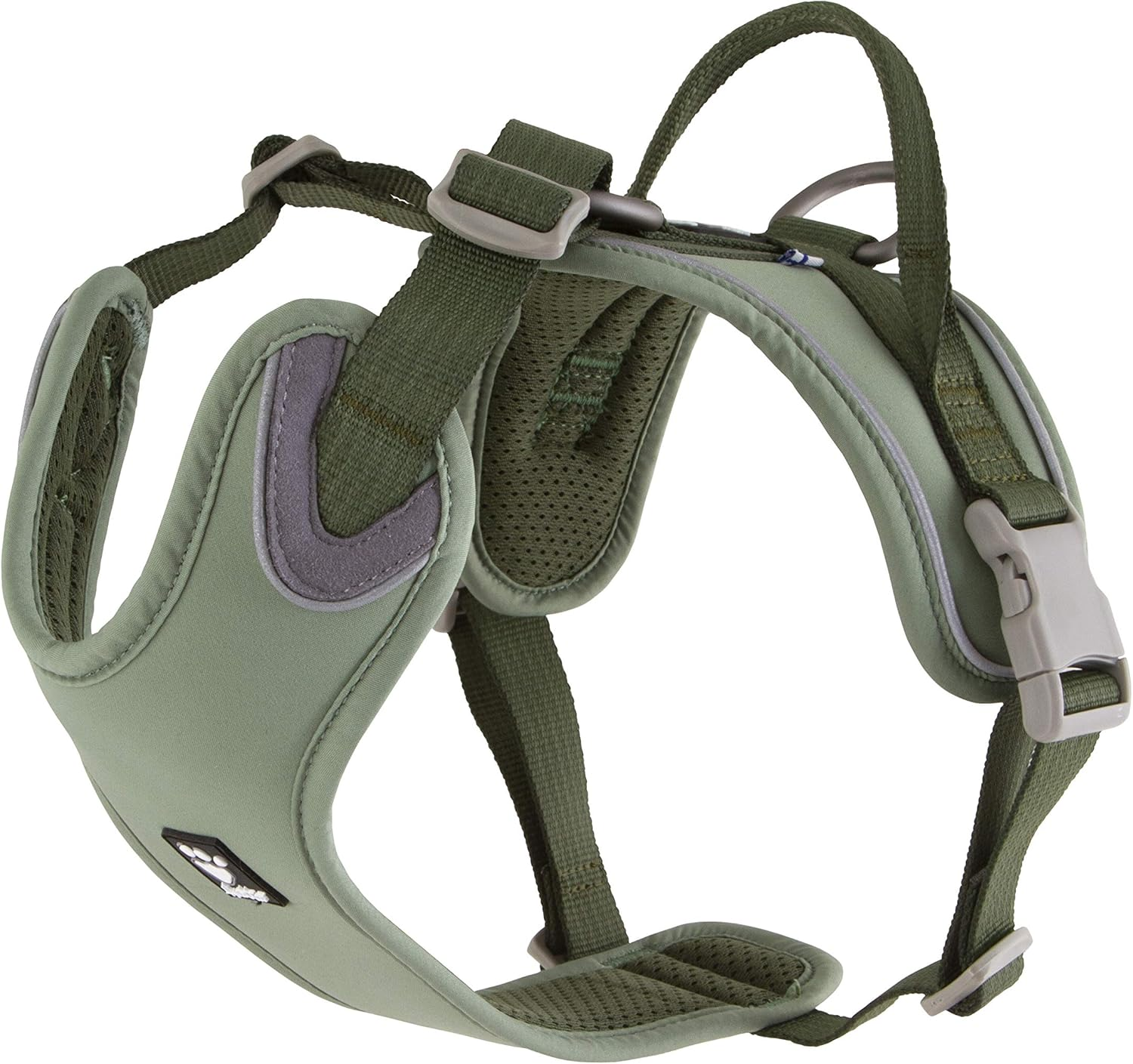 Hurtta Weekend Warrior ECO Dog Harness , Hedge, 16-18 In image number 4