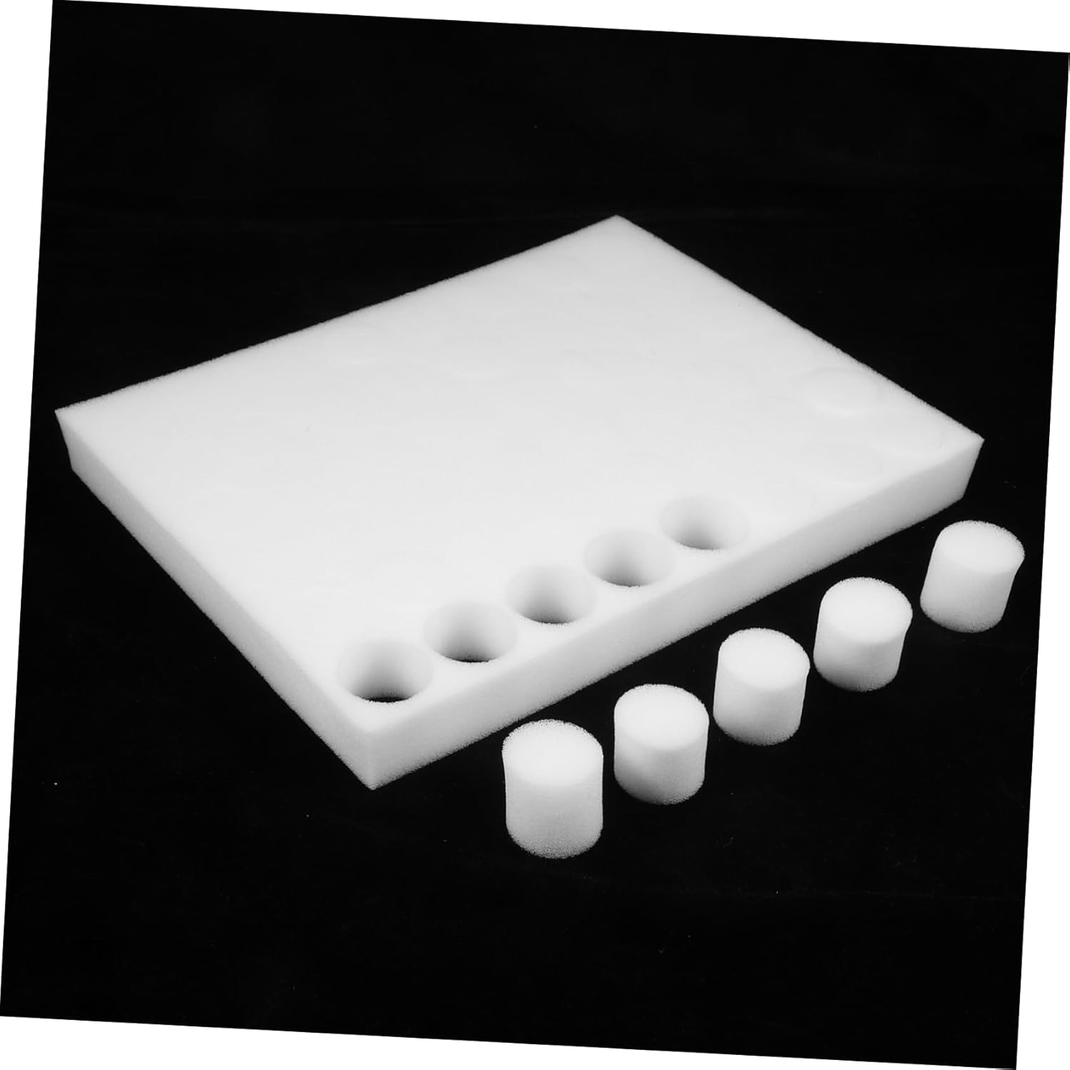 ORFOFE 100Pcs Hydroponic Sponge Vegetables Cultivation System Gardening Tools Moisturized Plant Growing Supplies for Indoor Garden image number 6