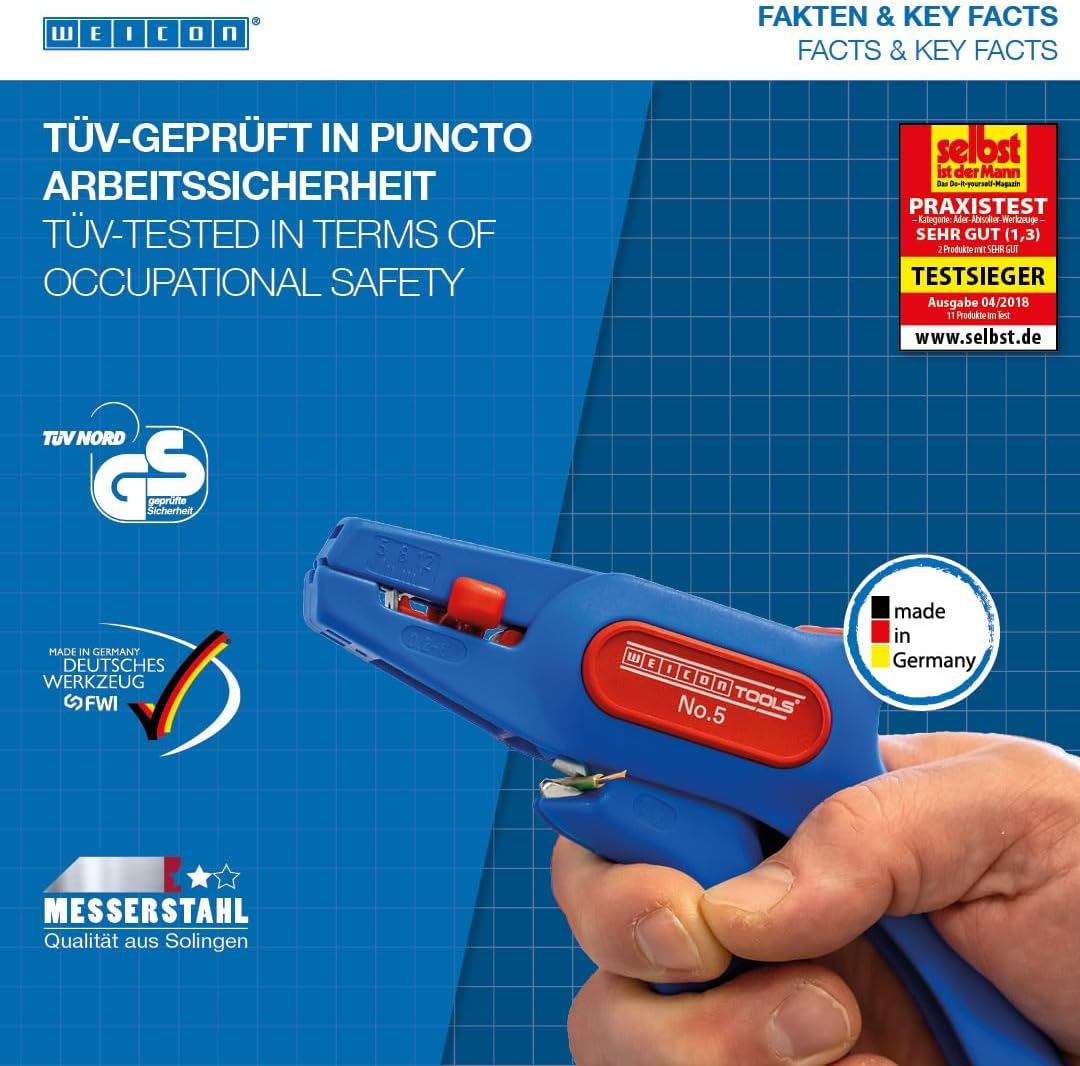 Weicon Adjustable Wire Stripper, No. 5 image number 2