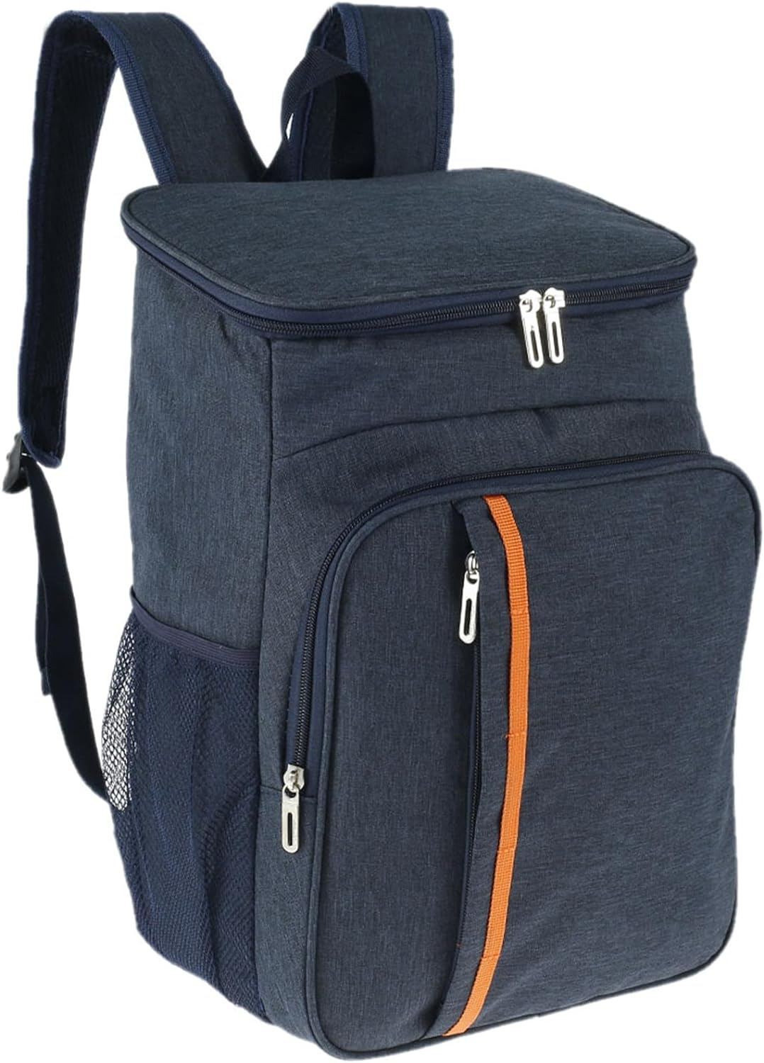 Cooler Backpack 20L Leakproof Insulated Backpack Multiple Pockets Picnic Backpack Large Capacity Cooler Bag Insulated Large Picnic Beer Bag Backpack Freezer for Camping Hiking Beach (Navy Blue) image number 2