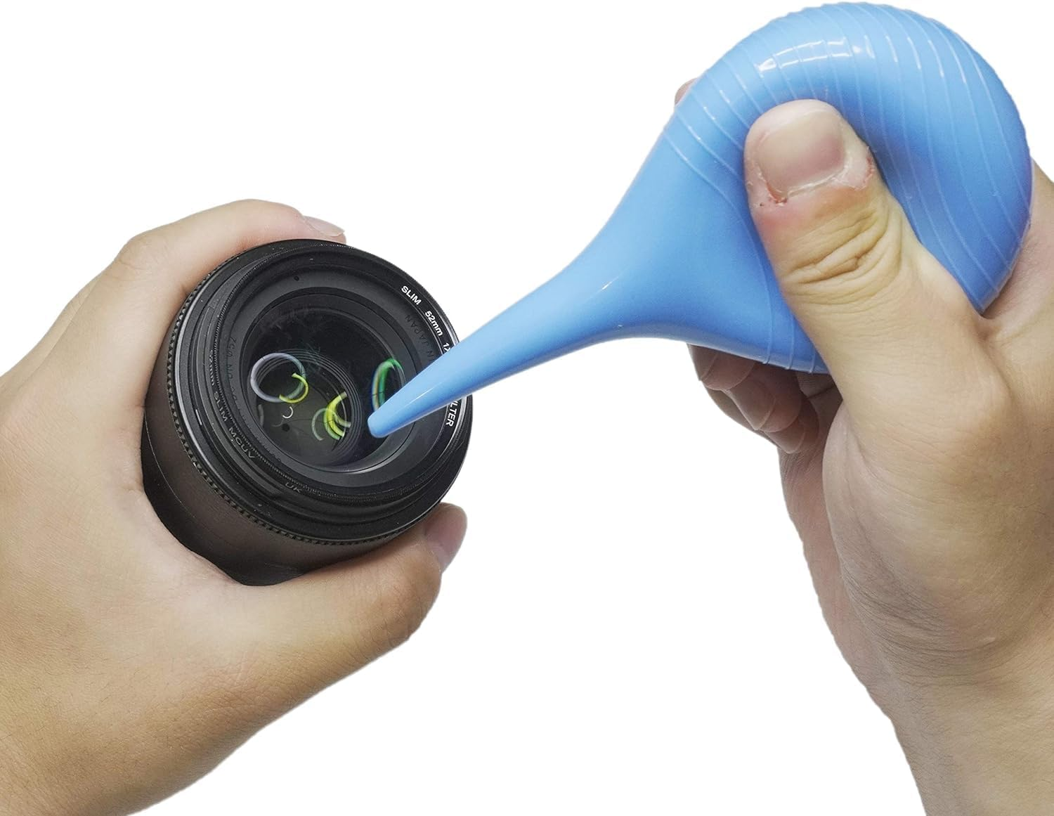 Star-Wood Rubber Suction Ear Syringe, 90Ml Hand Bulb Syringe Ear Wash Squeeze Bulb- Blue Smooth image number 3