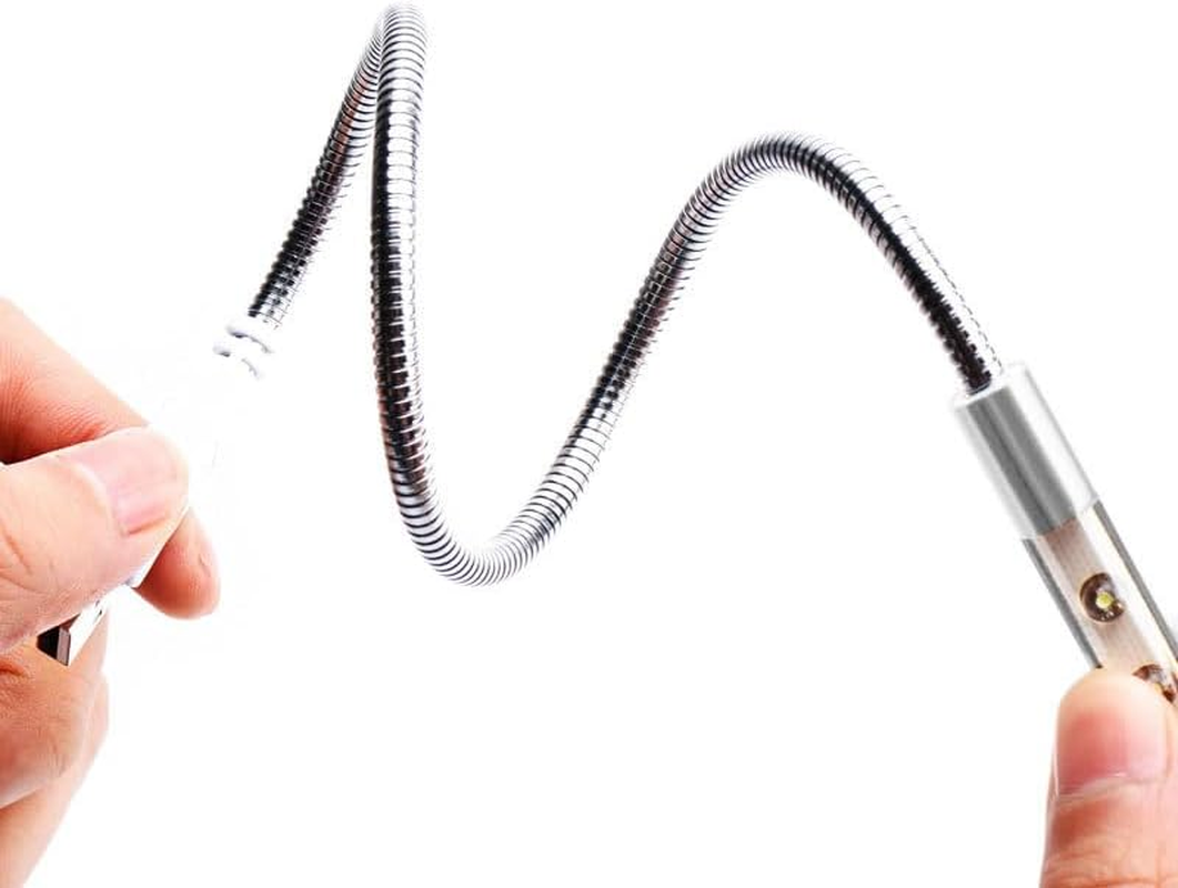 Flexible USB 10 LED Light Lamp for Keyboard Reading Notebook Laptop, Flexible Gooseneck Design，Adjustable, Soft White Light, Low Power, 1W, 5V DC image number 1