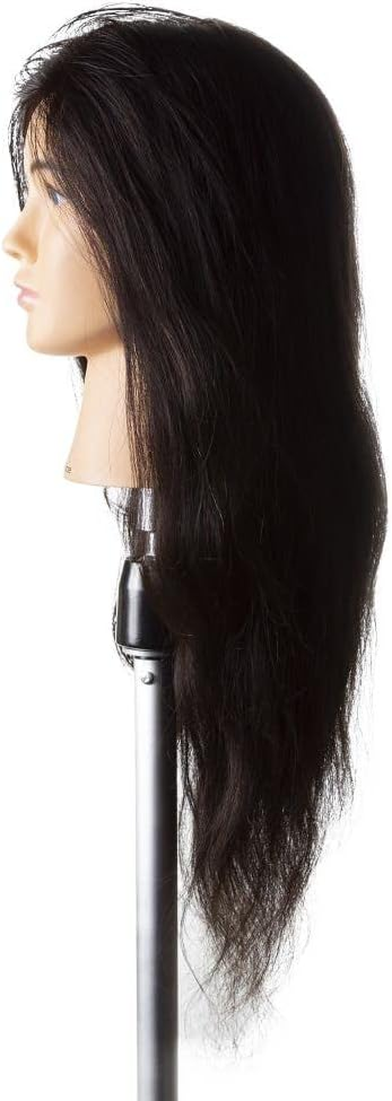 JANICE 100% Virgin Indian Remy Human Hair Hairdressing Mannequin Head TAFE B1 24&rdquo;/60Cm image number 2