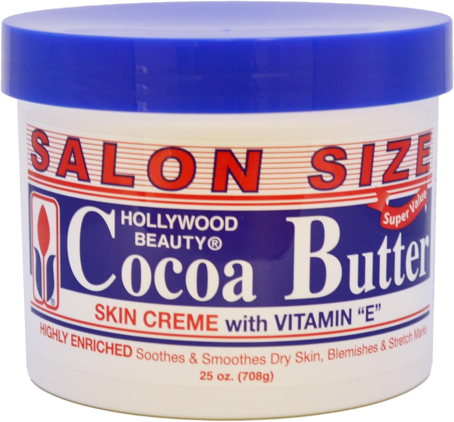 Hollywood Beauty Skin Creme, Cocoa Butter, 25 Ounce image number 2