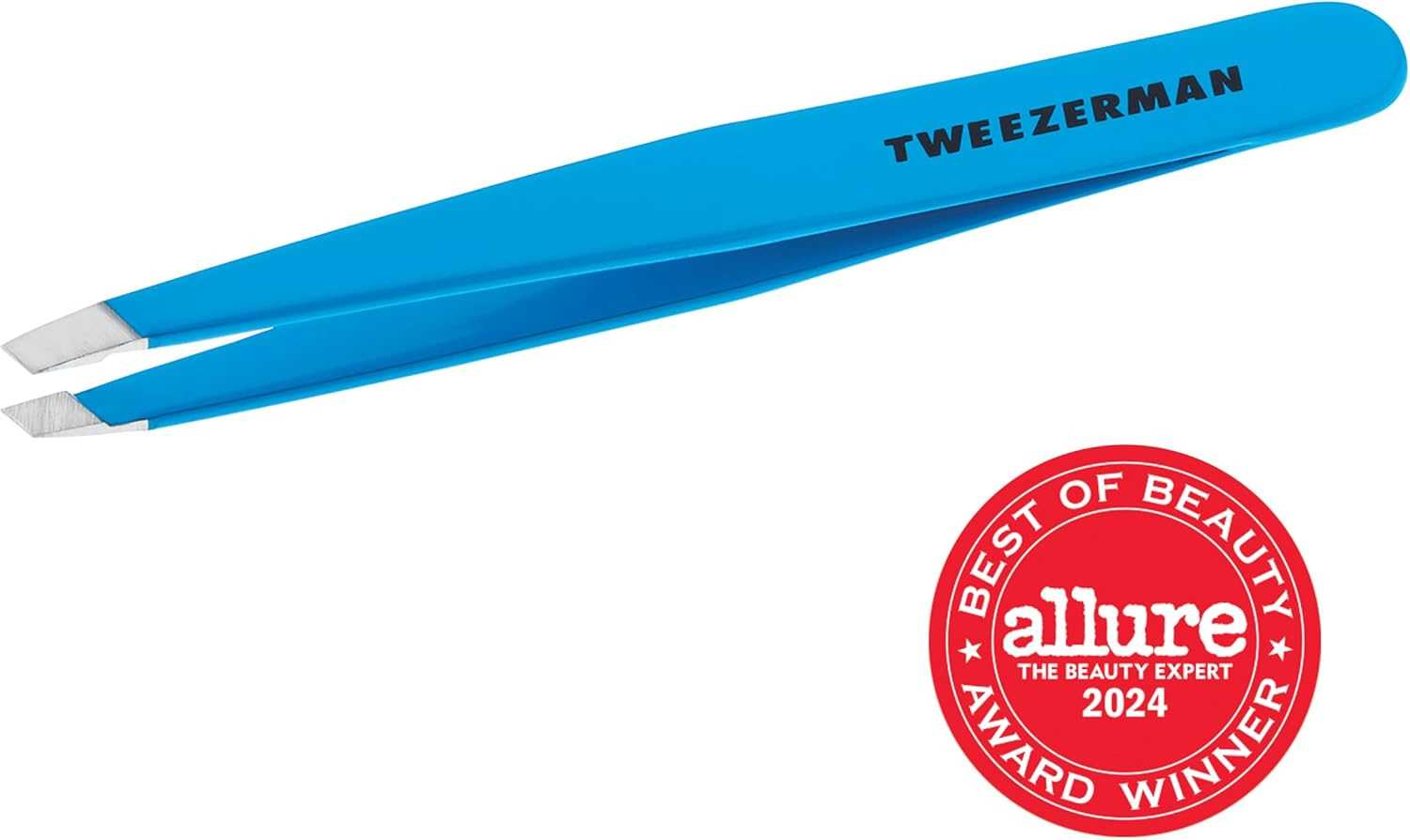 Tweezerman Slant Tweezer, Blue Jewel