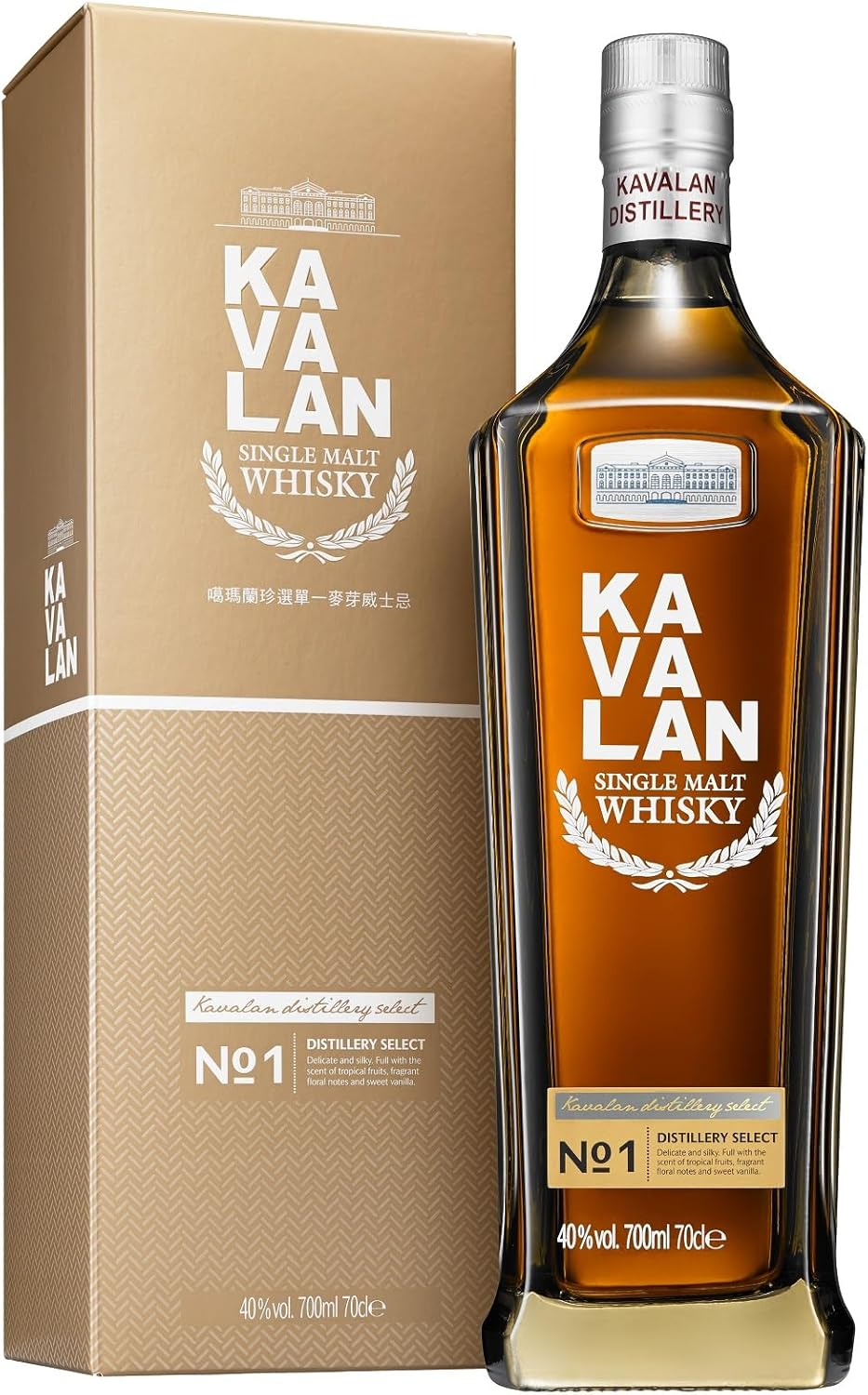 Kavalan Distillery Select Taiwanese Single Malt Whisky 700Ml @ 40% Abv image number 3