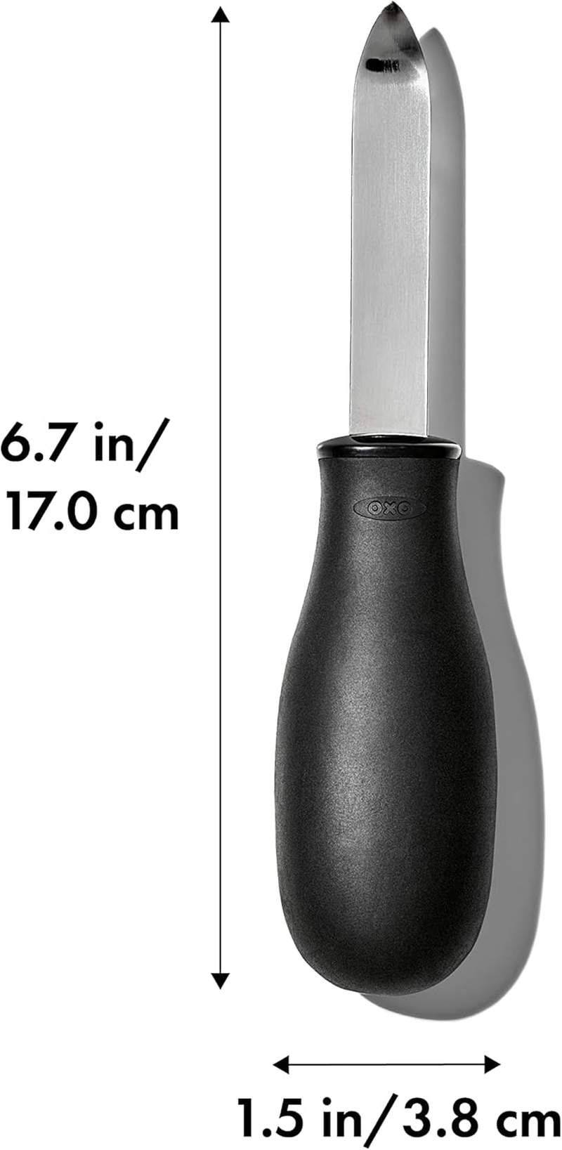 OXO Good Grips Stainless Steel Non-Slip Oyster Knife image number 4
