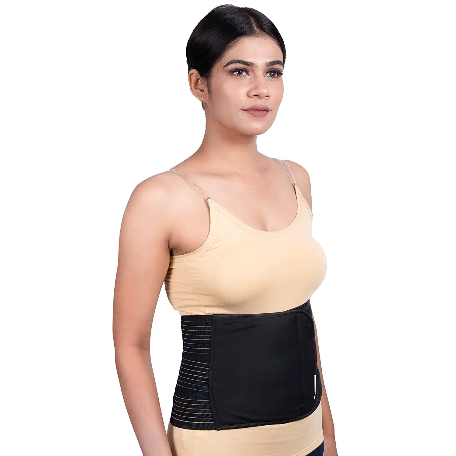 Wonder Care Abdominal Belt after Delivery Tummy Reduction Trimmer Belly Slimming Binder for Women & Men Abdomen Compression Support (M) image number 3