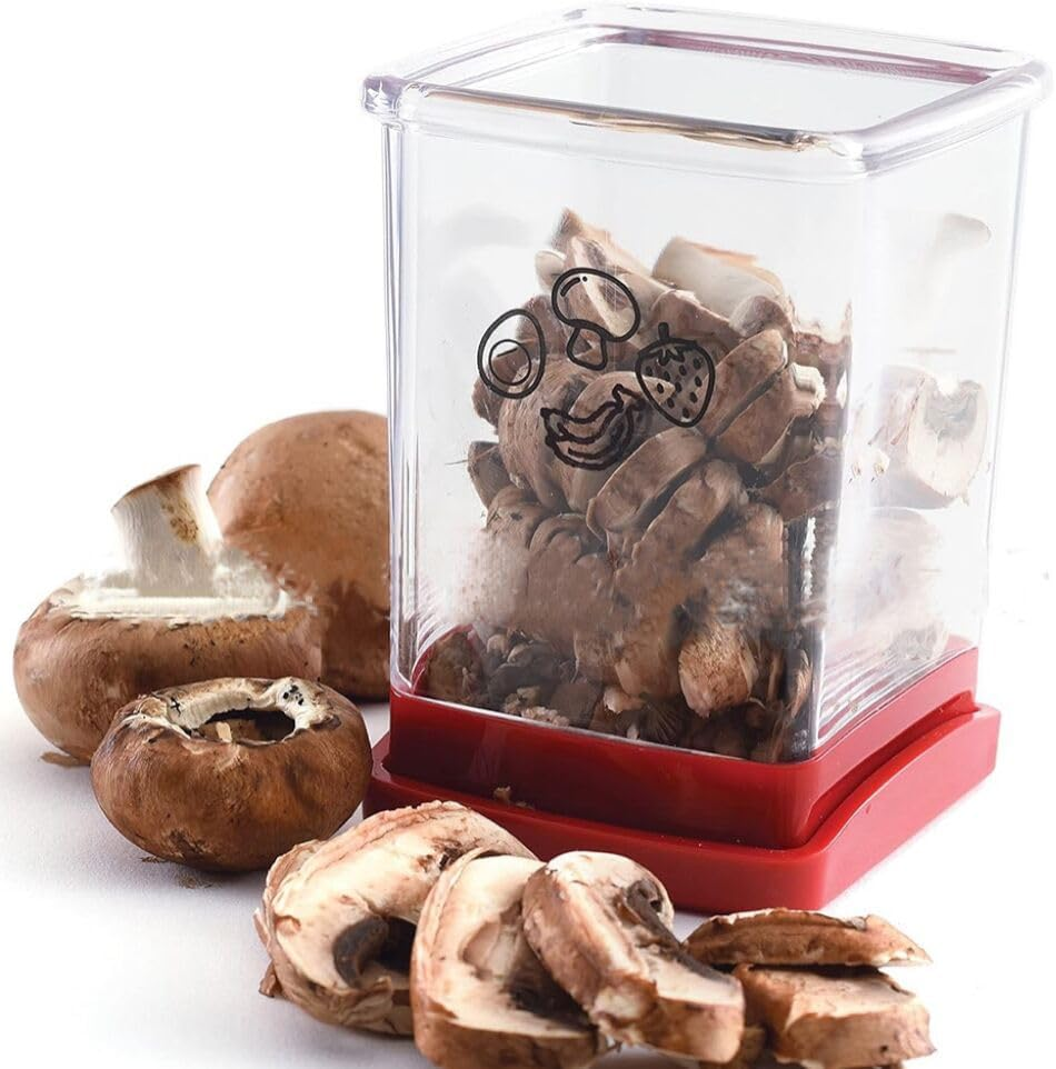 2026 New Fruit and Vegetable Speed Slicer with Push Plate,Fruit Slicer Cup Egg Slicer Stainless Steel Banana Strawberry Cutter Kitchen Portable Slicing Tool Vegetables Cutting Kitchen Gadget&hellip; image number 3