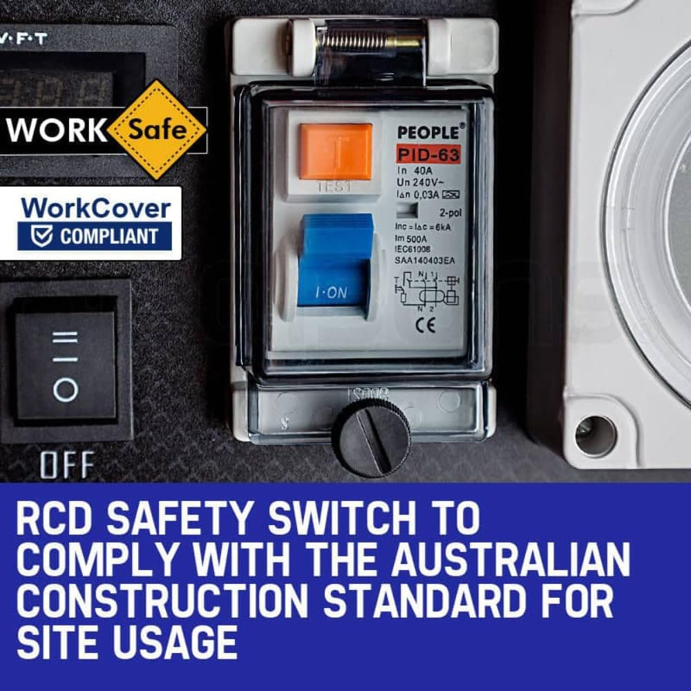 Genpower Gx12025I 8.4Kw Peak 6Kw Rated Single Phase Petrol Commercial Generator image number 3