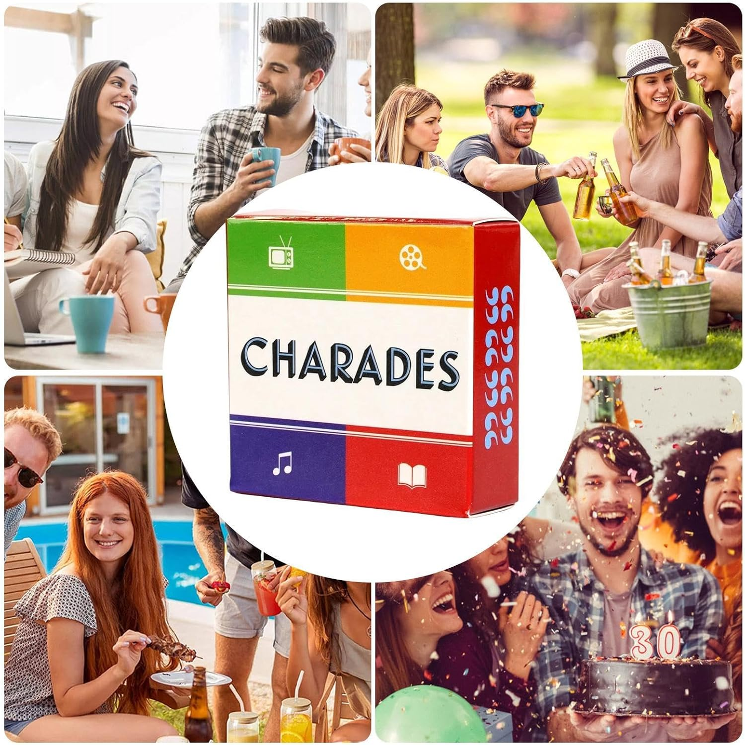 Couple Challenges Game, Couples Fun Challenges Adults Date Night Game, Loaded Questions and Dares Card Game for Adults Couple, Boyfriend, Friends image number 1