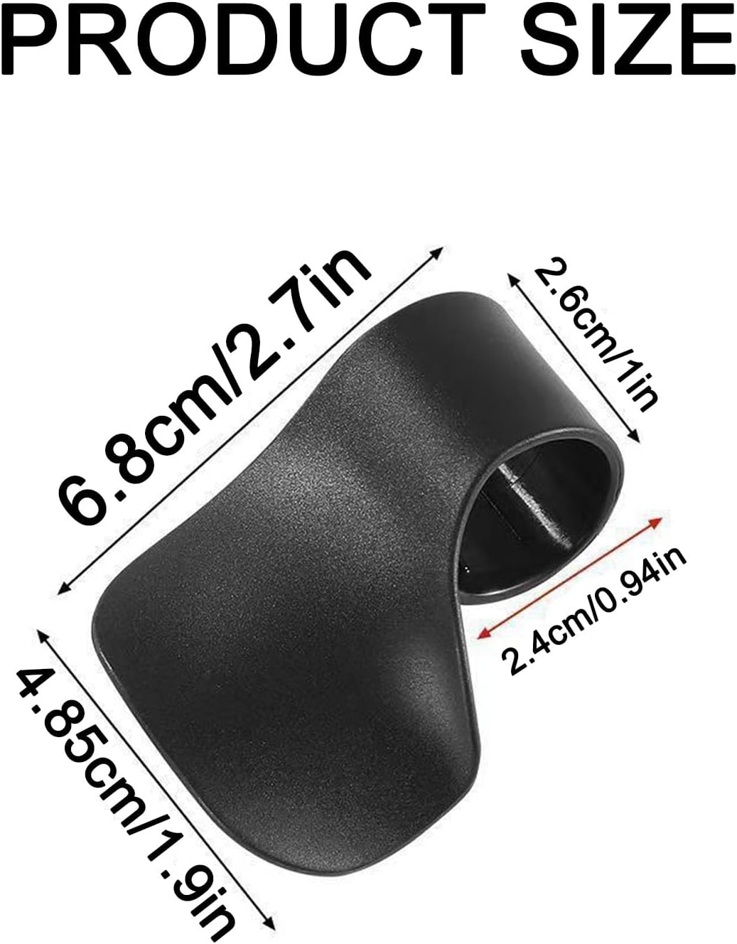 2 PCS Black Throttle Mounted Motorcycle Cruise Assist Handles Universal Handlebar Oil Control Rocker Brackets for Most Motorcycles & Scooters. image number 6