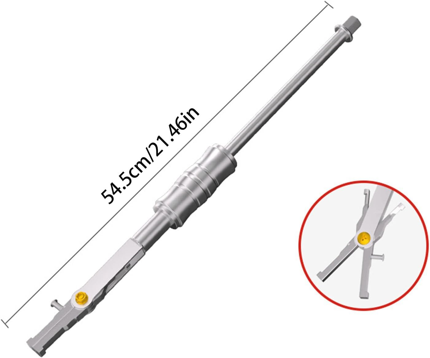 Zibeem Inner Bearing Puller,Heavy Duty Double Head Automotive - Bearing Puller for Tractor,For Automotive, Garage, Mechanic Workshop, Gear Installation, Shaft Extraction, Field Repair image number 6