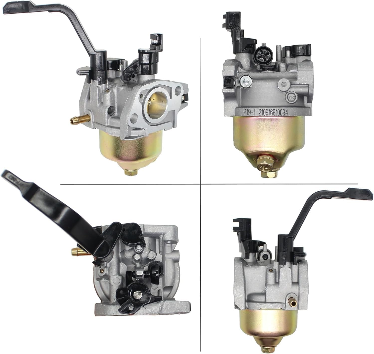 Fit for Huayi P19-1 Carburetor Compatible with Predator 4000 4375 Champion Honda Generac Powerhorse 3000W 3500W 4000W Generator Powered by 196Cc 208Cc 212Cc 223Cc 224Cc