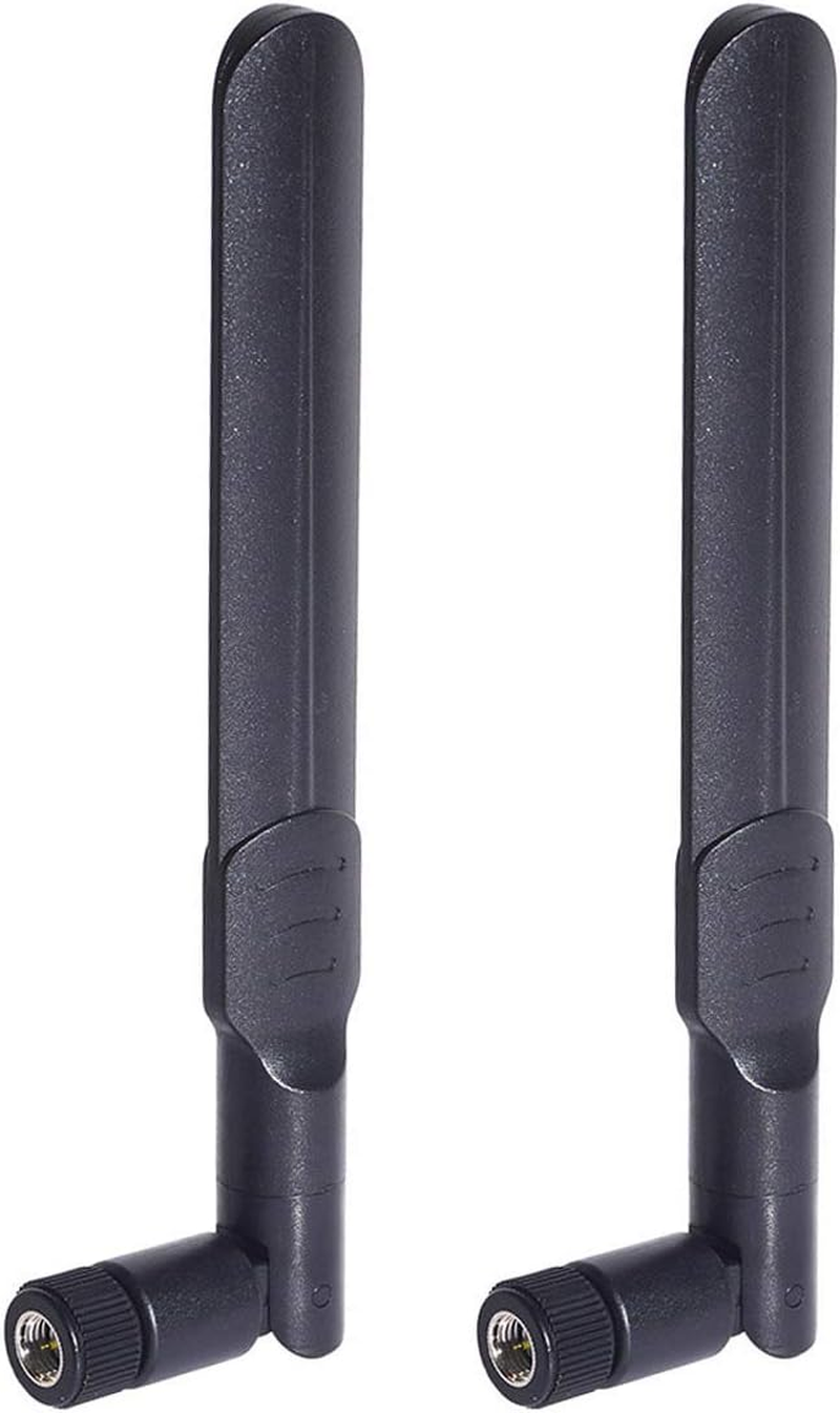 Bingfu Dual Band Wifi 2.4Ghz 5Ghz 5.8Ghz 8Dbi SMA Male Antenna (2-Pack) for Wireless Vedio Security IP Camera Recorder Surveillance Recorder Truck Trailer Rear View Backup Camera Reversing Monitor image number 5