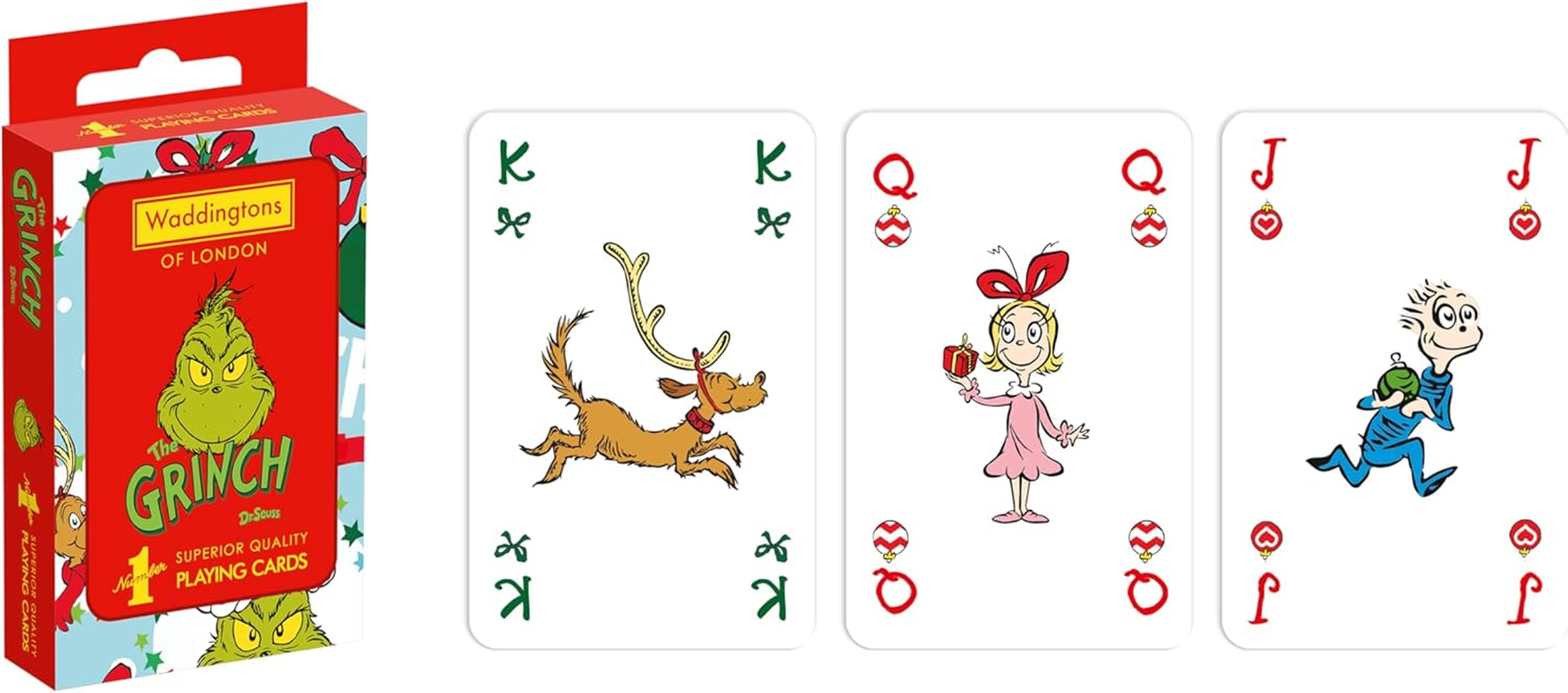 Waddingtons No. 1 of London the Grinch Playing Cards image number 3