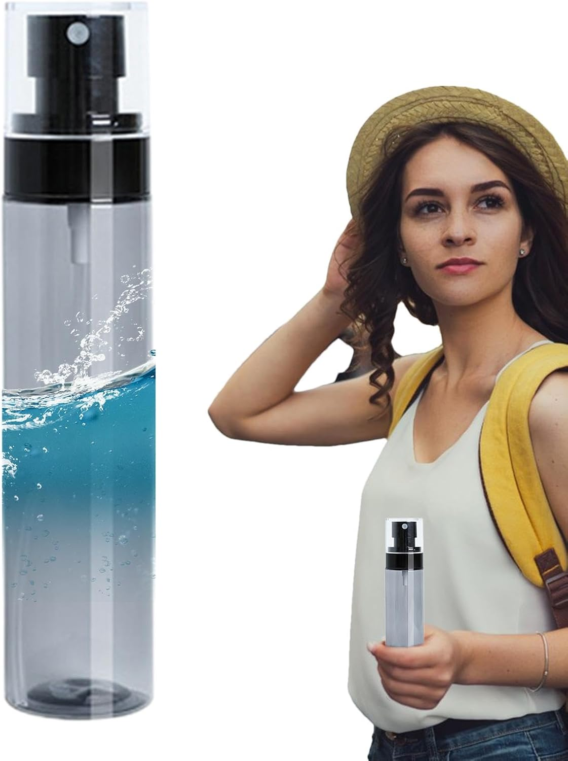 Arrovarp Leak-Proof Fine Mist Sprayer, Small Spray Bottle - Spray Bottle for Perfume - Leak-Proof Clear Empty Fine Mist Travel Accessories Travel Bottles for Toiletries