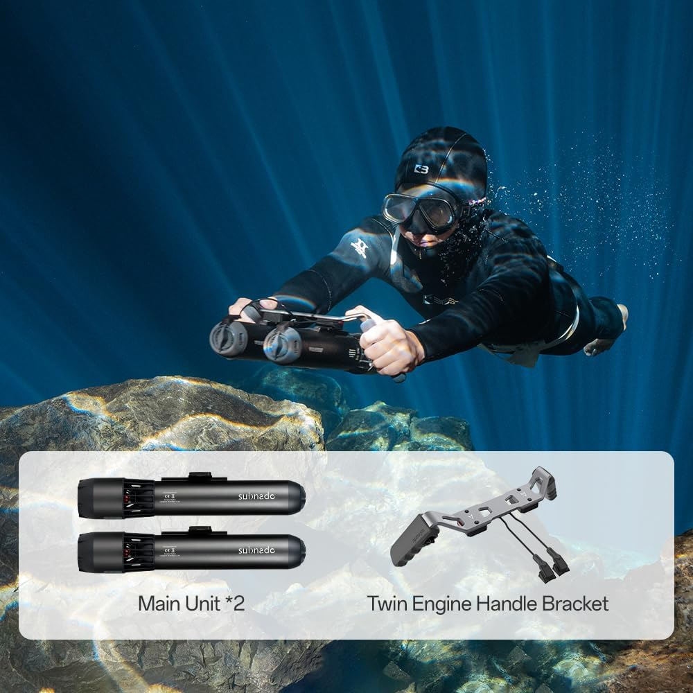 Subnado Underwater Scooter of 1PCS Main Unit, Water Scooter for Adults and Kids, Underwater Scooter for Pool, Diving Snorkeling Sea Scooter Multiple image number 4