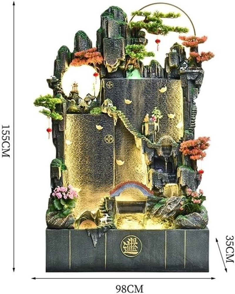 Outdoor Fountain Large Floor Rockery Circulating Water Fish Tank Feng Shui Living Room Courtyard Landscape Decoration image number 6