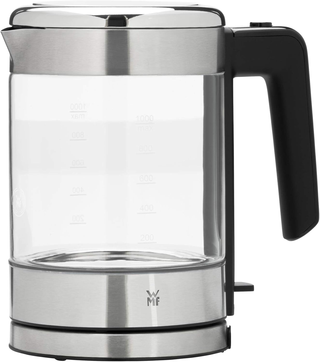 WMF K&uuml;chenminis Glass Kettle, 1 Litre, Wireless Kettle, Small, Water Level Indicator, Limescale Water Filter, Automatic Boiling Stop, 1900 Watt image number 4