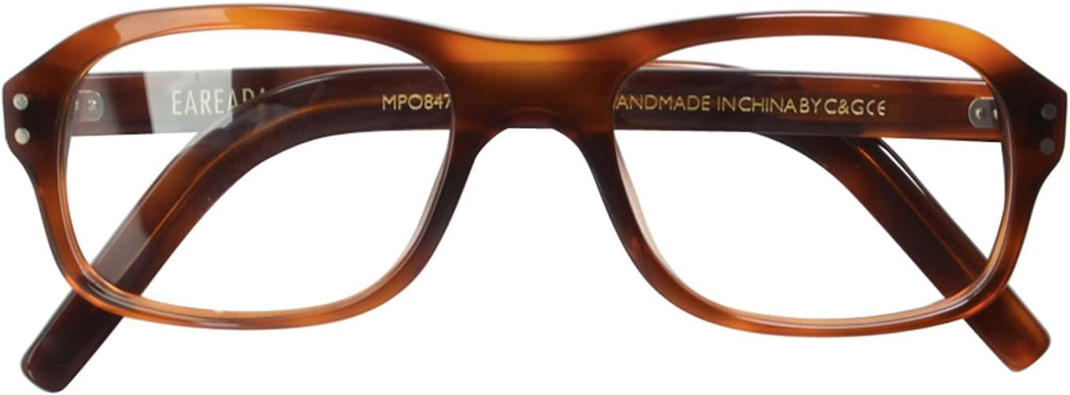 Men Vintage Square Eyeglasses Kingsmen Glasses MPO847DTO Acetate Frames Clear Lens Glasses&hellip;