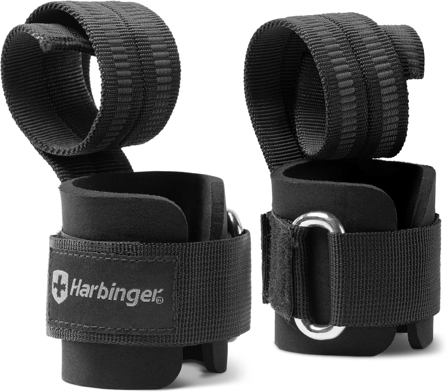 Harbinger Big Grip No-Slip Nylon Lifting Straps with Duragrip (Pair) image number 5