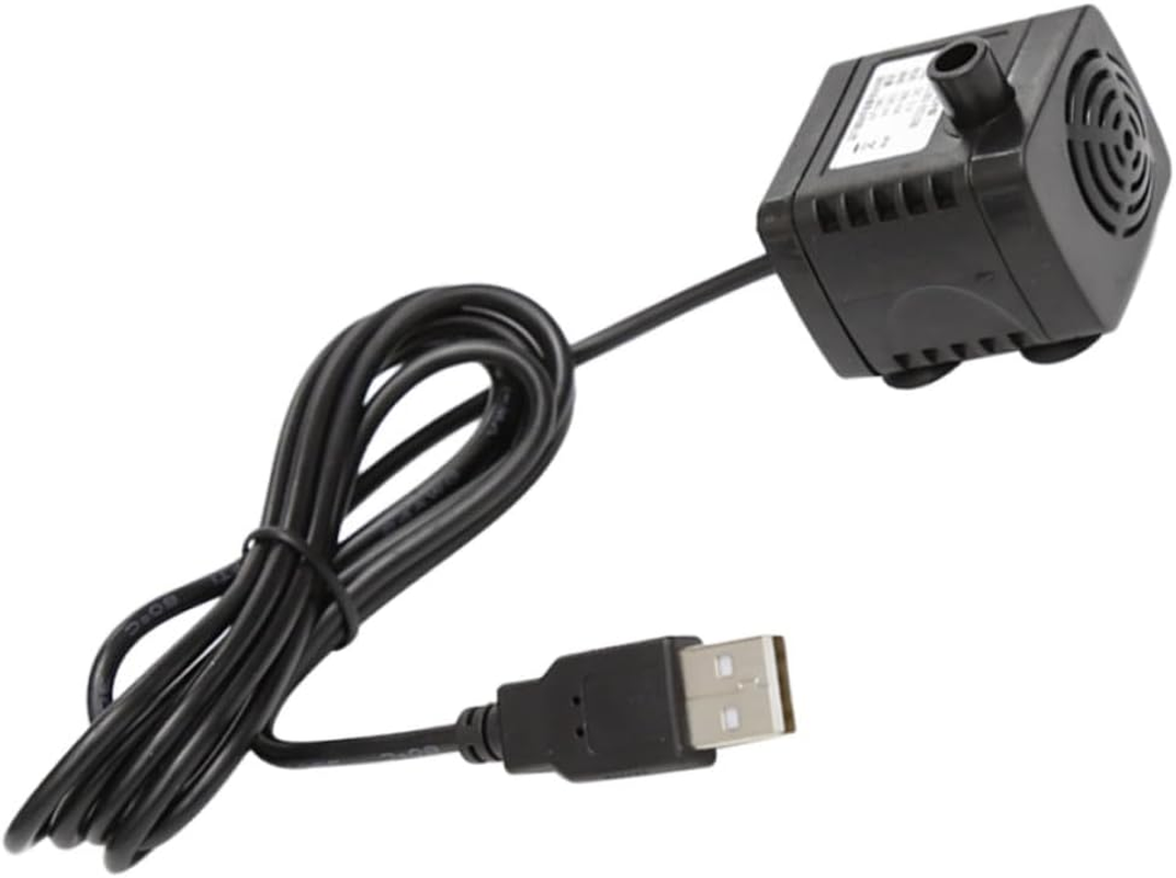 TIDTALEO Mini USB Submerged Water Pump Quiet Dc Miniature Sinking Pump for Aquarium Fountain and Water Circulation image number 6